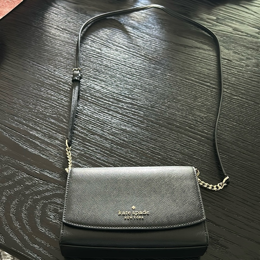 Kate Spade Crossbody Black Leather Bag